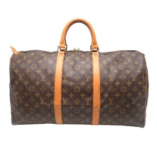 Louis Vuitton Boston Bag Leather Brown