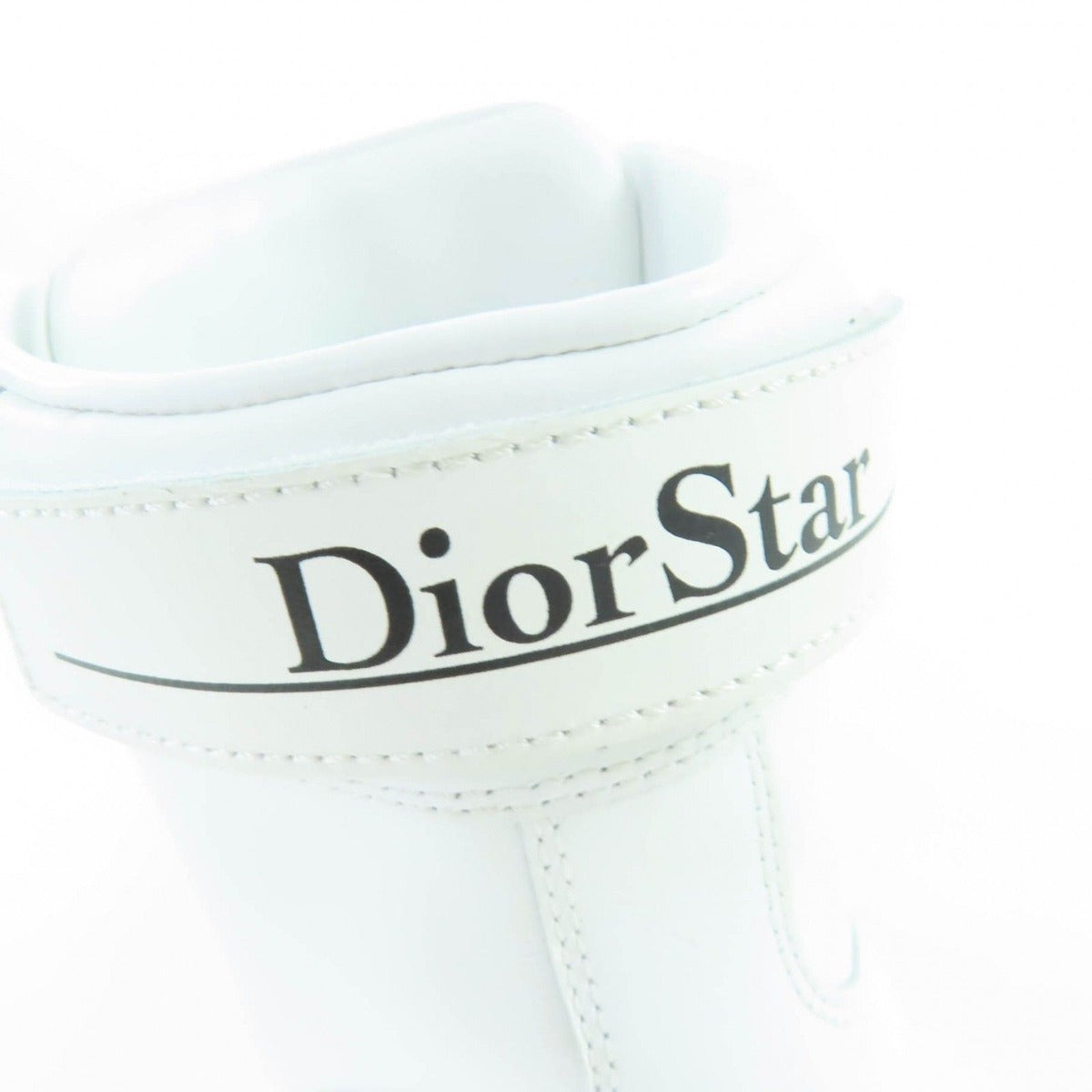 Dior Star Leather High Cut Sneakers White 36.5 — view 12