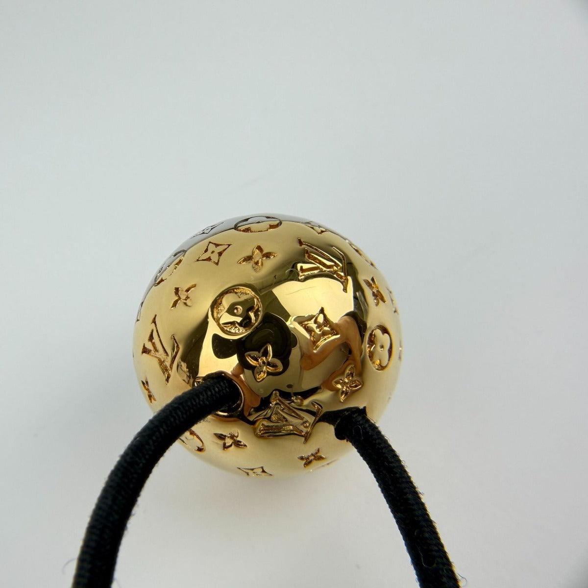 Louis Vuitton Nanogram Planet Hair Tie Metal Two — view 4