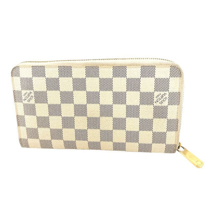 Louis Vuitton N60012 Damier Azure Round Zipper Long Wallet Zippy Organizer Long