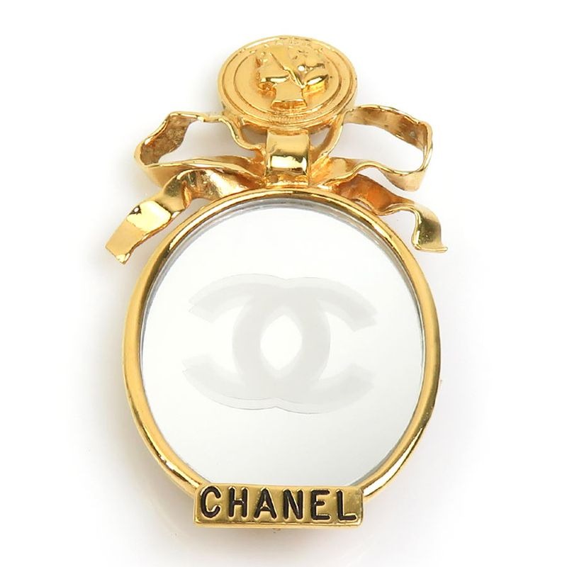 Chanel Brooch Coco Mark Mirror