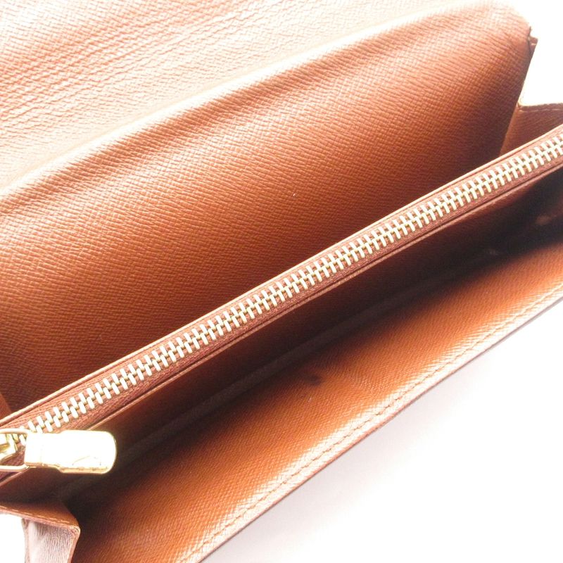 Louis Vuitton Monogram Pochette Cles M61725 Leather Long Wallet