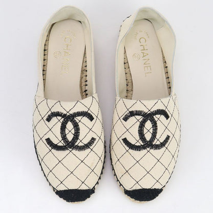 Chanel Espadrille Coco Marc Espadrille Canvas Scuff Deuce