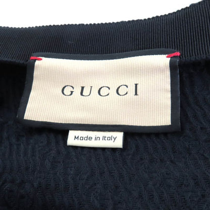 Gucci 771291 GG Pattern Knee-length Tight Skirt Bottoms Black 36 Hanger Made In