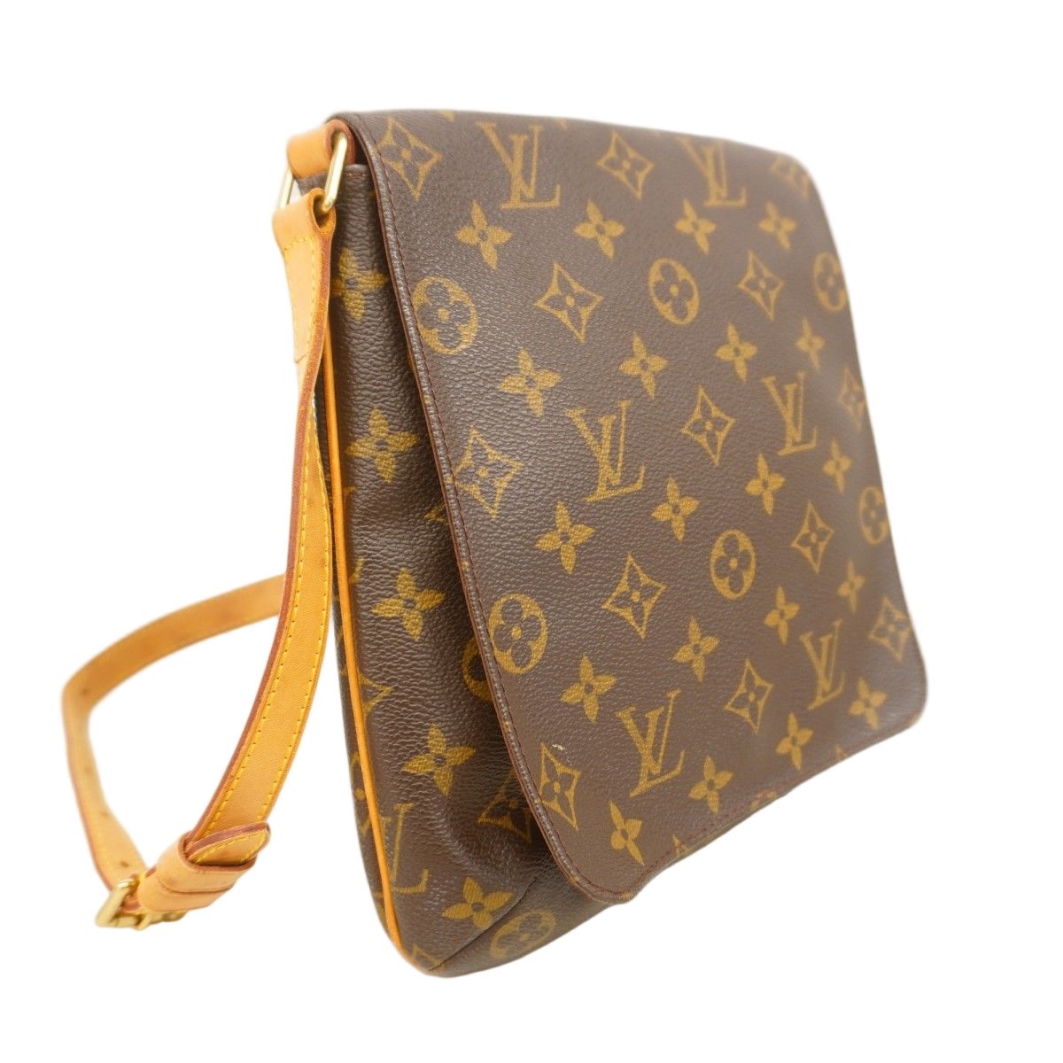 Louis Vuitton Shoulder Bag Monogram Musette Salsa Short Strap Brown — view 2