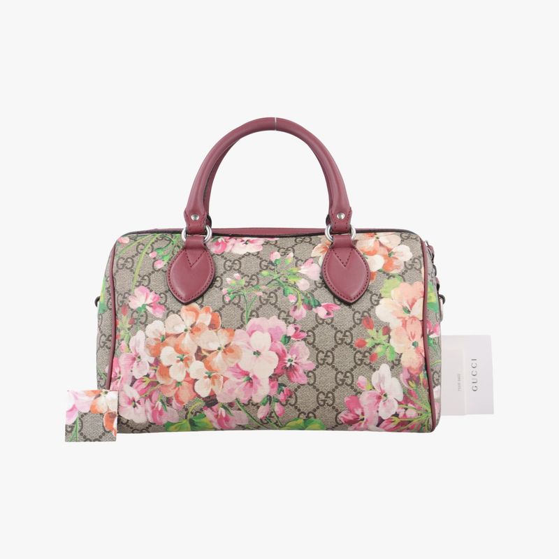 Guccigg Supreme Beige And Pink-brown And Multicolor PVC Coated Canvas 409529i019