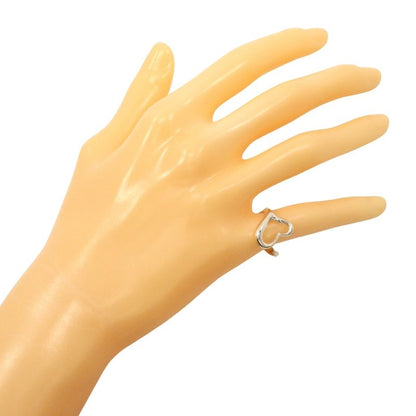 Tiffany & Co Open Heart Elsa Peretti Silver 925 Size 11 Ladies' 3.8g Ring