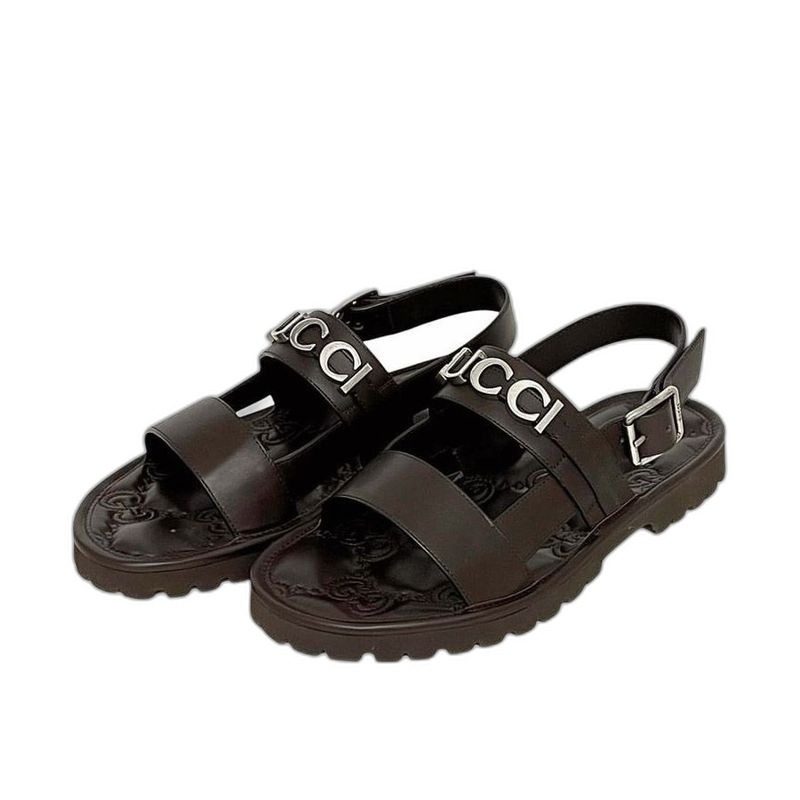 Gucci Sandals Brown 9