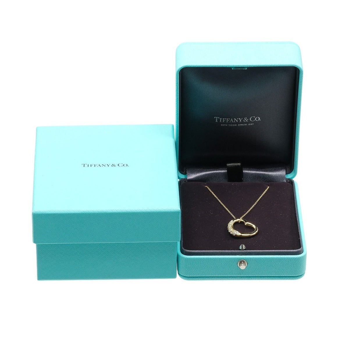 Tiffany & Co. Open Heart 18K Yellow Gold Diamond — view 8