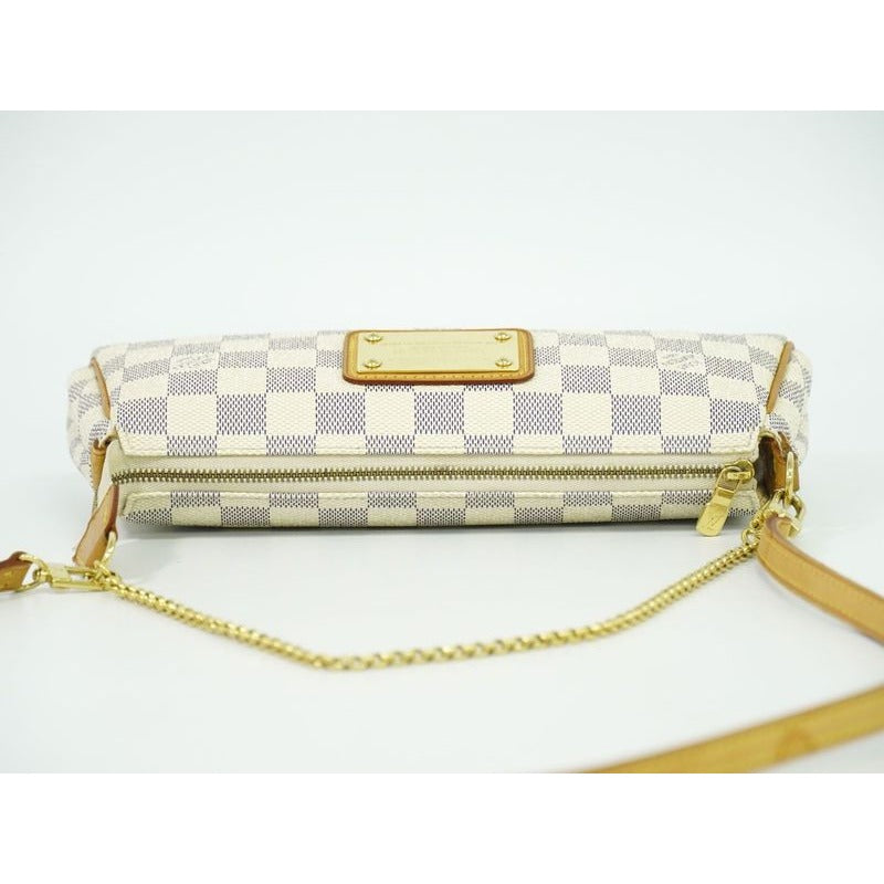 Louis Vuitton Eva Damier Azur 2-Way Shoulder Bag Handbag White — view 5