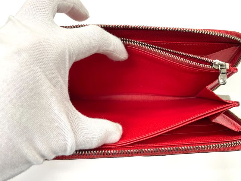 Louis Vuitton Epi Zippy Wallet Round Zip Wallet Long Wallet M61859 Coclico Red