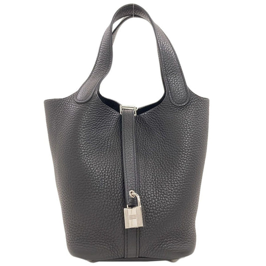 Hermes Picotin Lock PM Silver Handbag Taurillon
