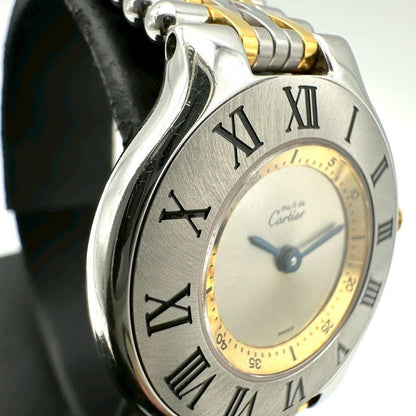 Cartier Must 21 SM Watch Quartz SS Silver Vintage — view 5