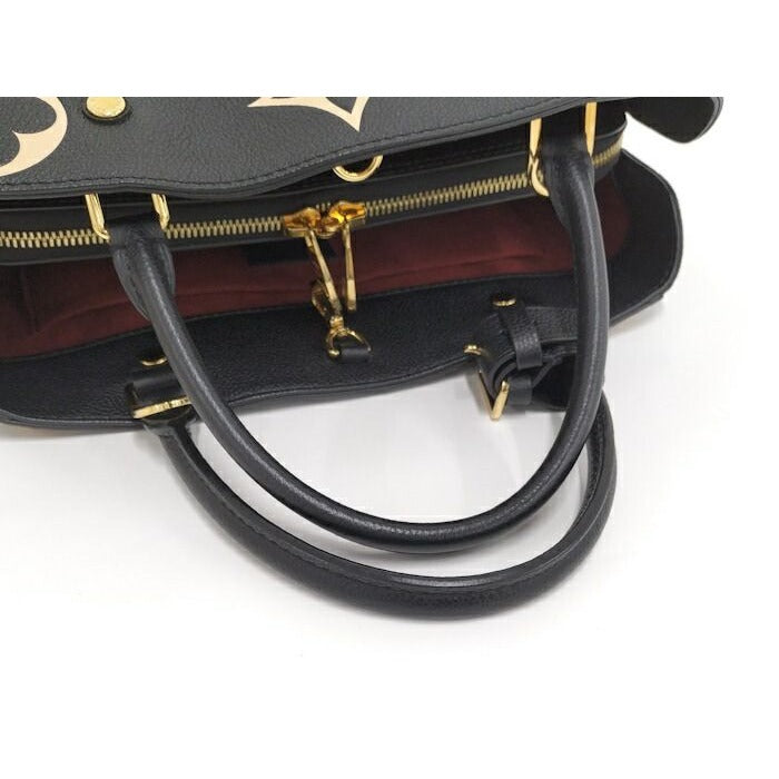 Louis Vuitton Montaigne MM Handbag Monogram Empreinte — view 4