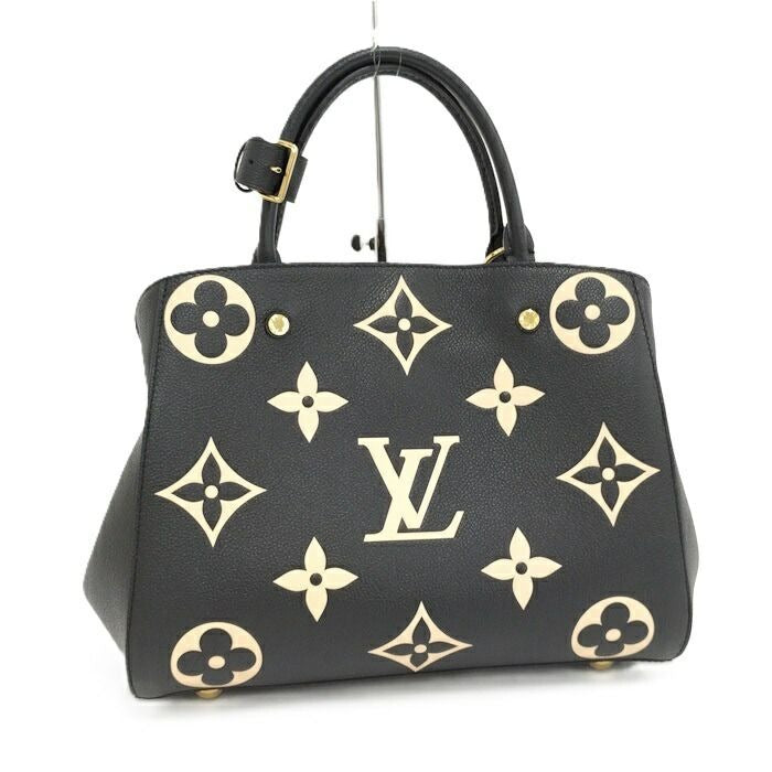Louis Vuitton Montaigne MM Handbag Monogram Empreinte