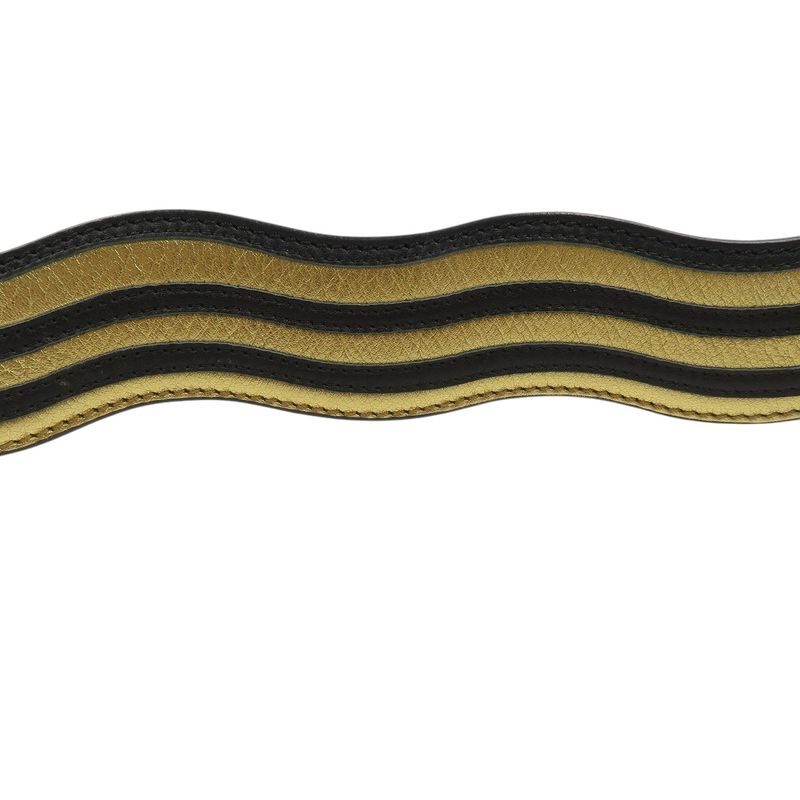Fendi Strap You Leather Gold Black Shoulder Strap 0501 Fendi