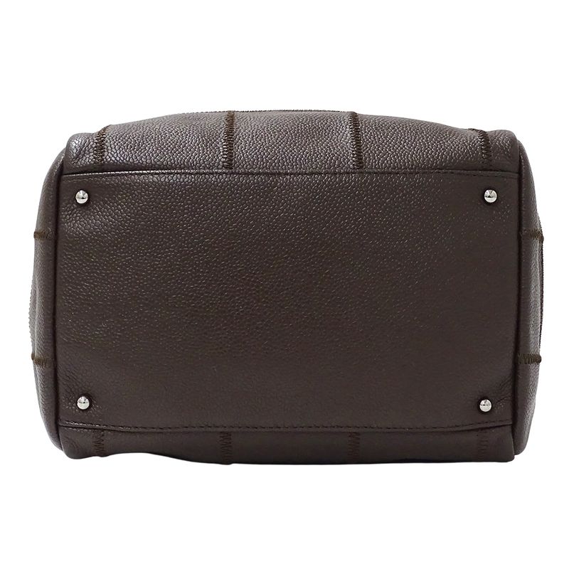 Chanel Bag Choco Bar Ladies Branded Handbag Shoulder Bag Caviar Skin Brown