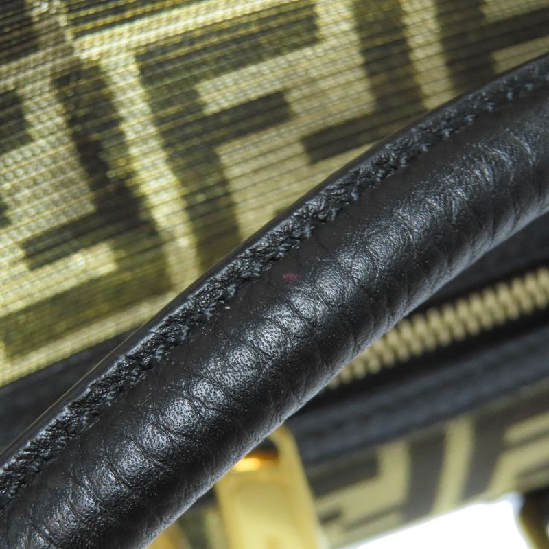 Fendi Zucca Pattern 2WAY Boston Bag PVC Ladies