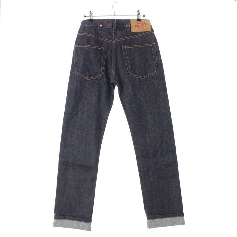 Prada 24 Cotton Jeans Denim Pants Gfp516 Indigo 24