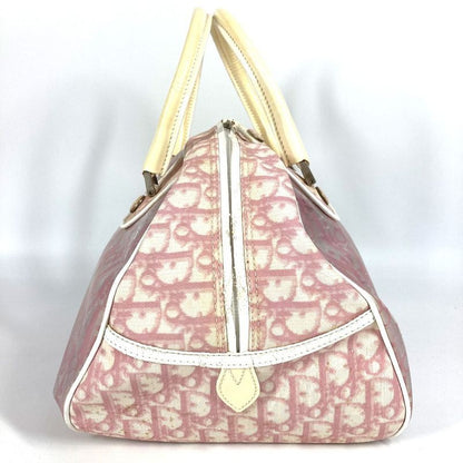DIOR Handbag Trotter Logo Vinyl Pink