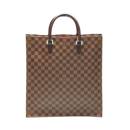 Louis Vuitton N51140 Damier Tote Bag Sac Plastic Handbag Louis Vuitton Ebène