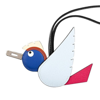 Hermes Charm Birdy Keychain