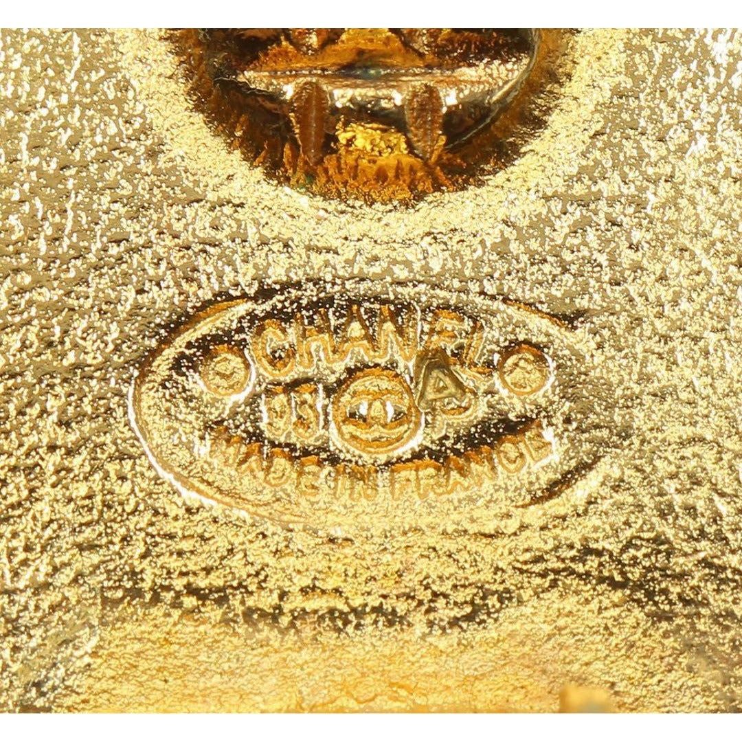 Chanel Coco Mark Round Earrings — view 7