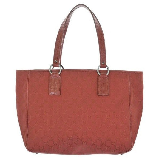 Gucci Tote Canvas Red