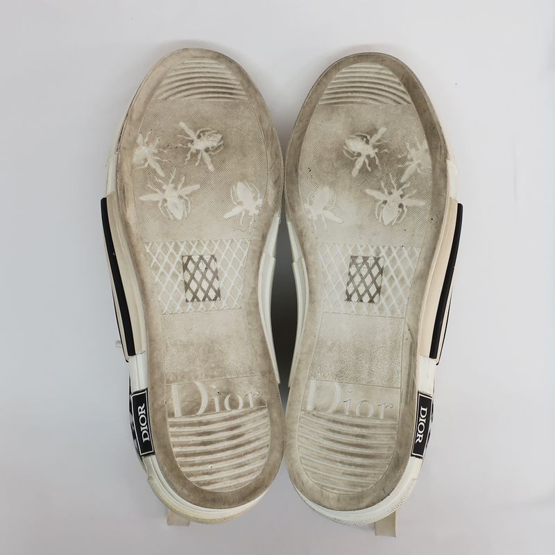 Dior Sneakers - High Cut Oblique White Notation Size 43 27cm (10.63in)