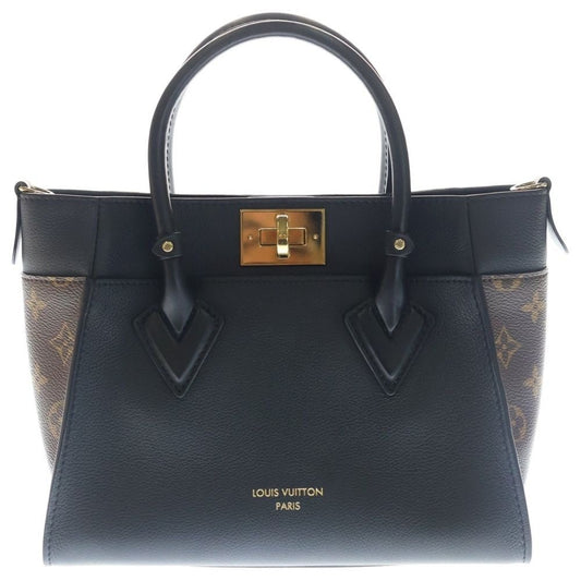 Louis Vuitton on My Side PM Monogram All Over Pattern 2-Way Shoulder Bag Black