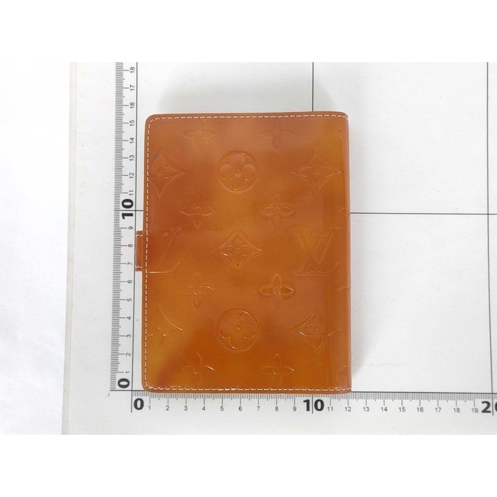 Louis Vuitton Notebook Cover Agenda PM Yellow Monogram Vernis System 6 Holes — view 2
