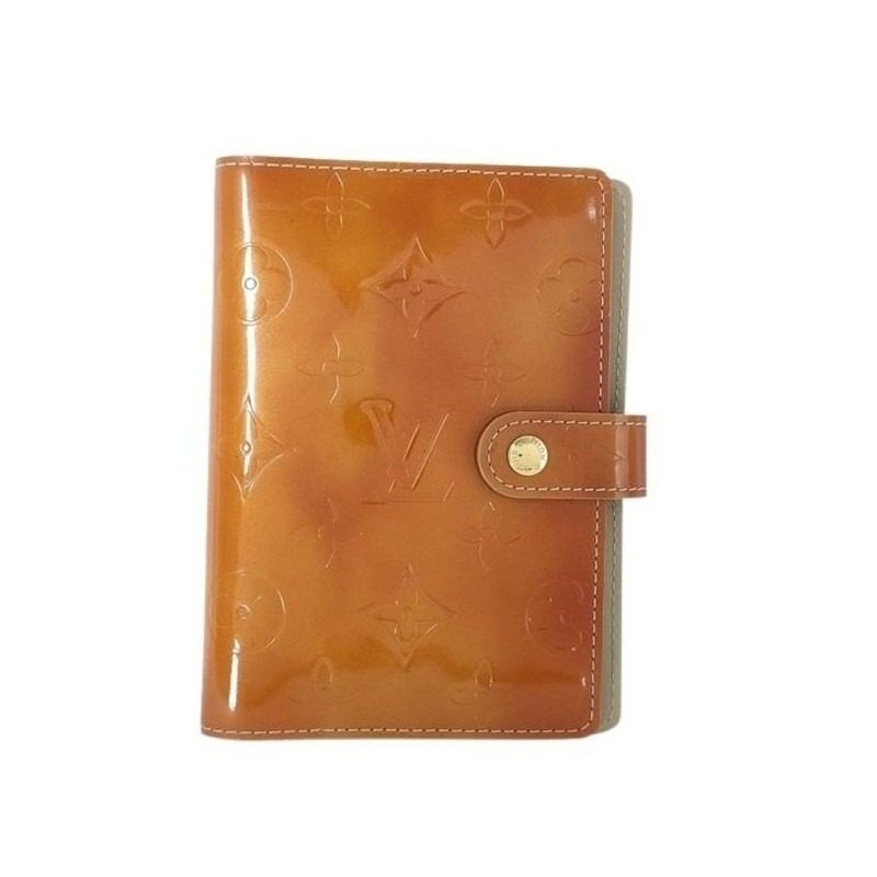 Louis Vuitton Notebook Cover Agenda PM Yellow Monogram Vernis System 6 Holes
