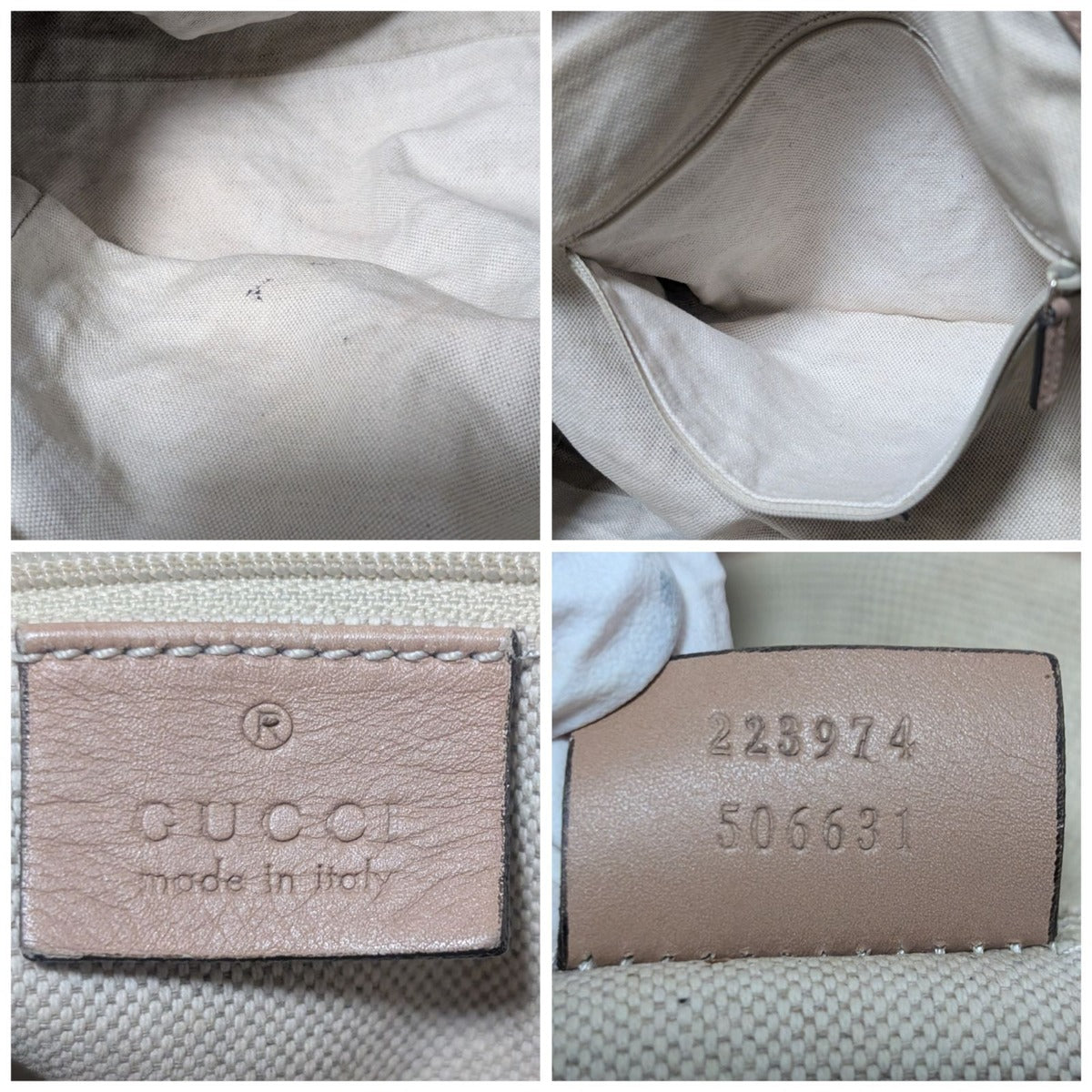 Gucci Diamante Canvas Ski 2-Way Shoulder Bag — view 10