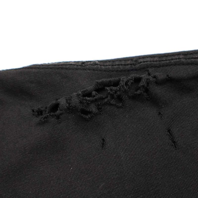 Balenciaga 24ss Logo Print Damaged Oversize D T-Shirt 764235 Tqvj8 Black XL