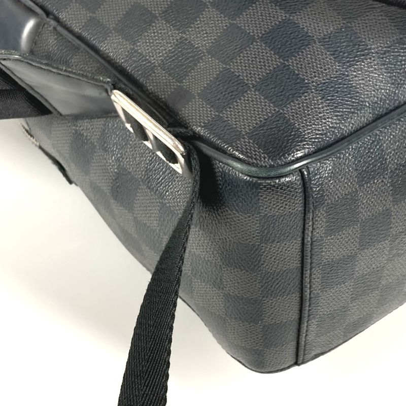 Louis Vuitton Backpack Sac Josh N41473 Damier Graphite Canvas Black
