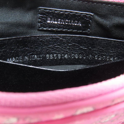 Balenciaga Le Cagole Mini 2-way Shoulder Bag Calf Women Pink Bunny