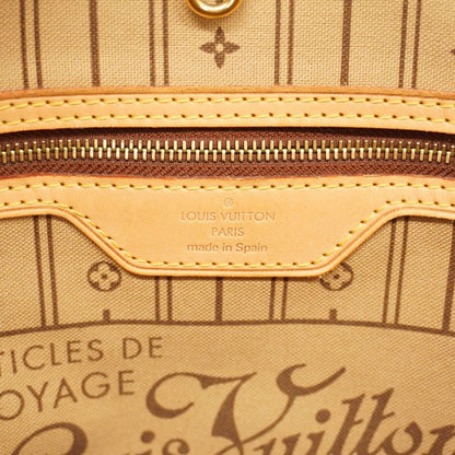 Louis Vuitton Tote Bag Monogram Neverfull MM M40156 Brown Ladies