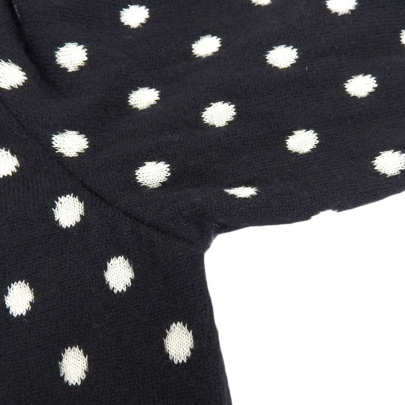Celine By Edith Liman Celine 19AW 2019item Dotted Crewneck Knit 100% Wool Men's