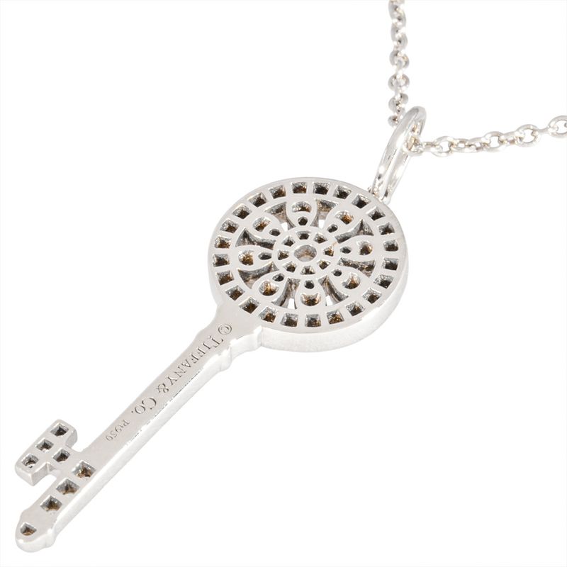 Tiffany & Co Tiffany & Co Petalky Mini Necklace Diamond Pt950 43g Platinum