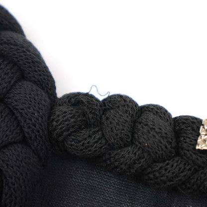 Chanel 09ss Rope Design Pullover Top P35683k02111 Black 38