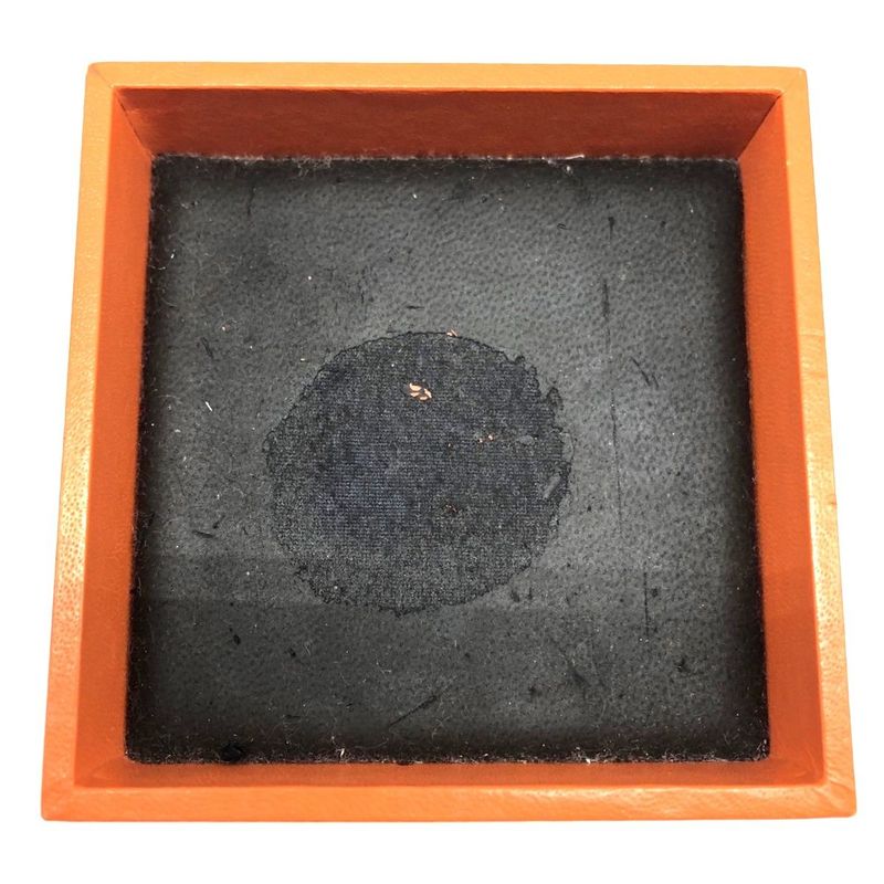 Hermes Nomade No1.210 Watch Quartz Date Metal Belt Silver White Dial Ladies