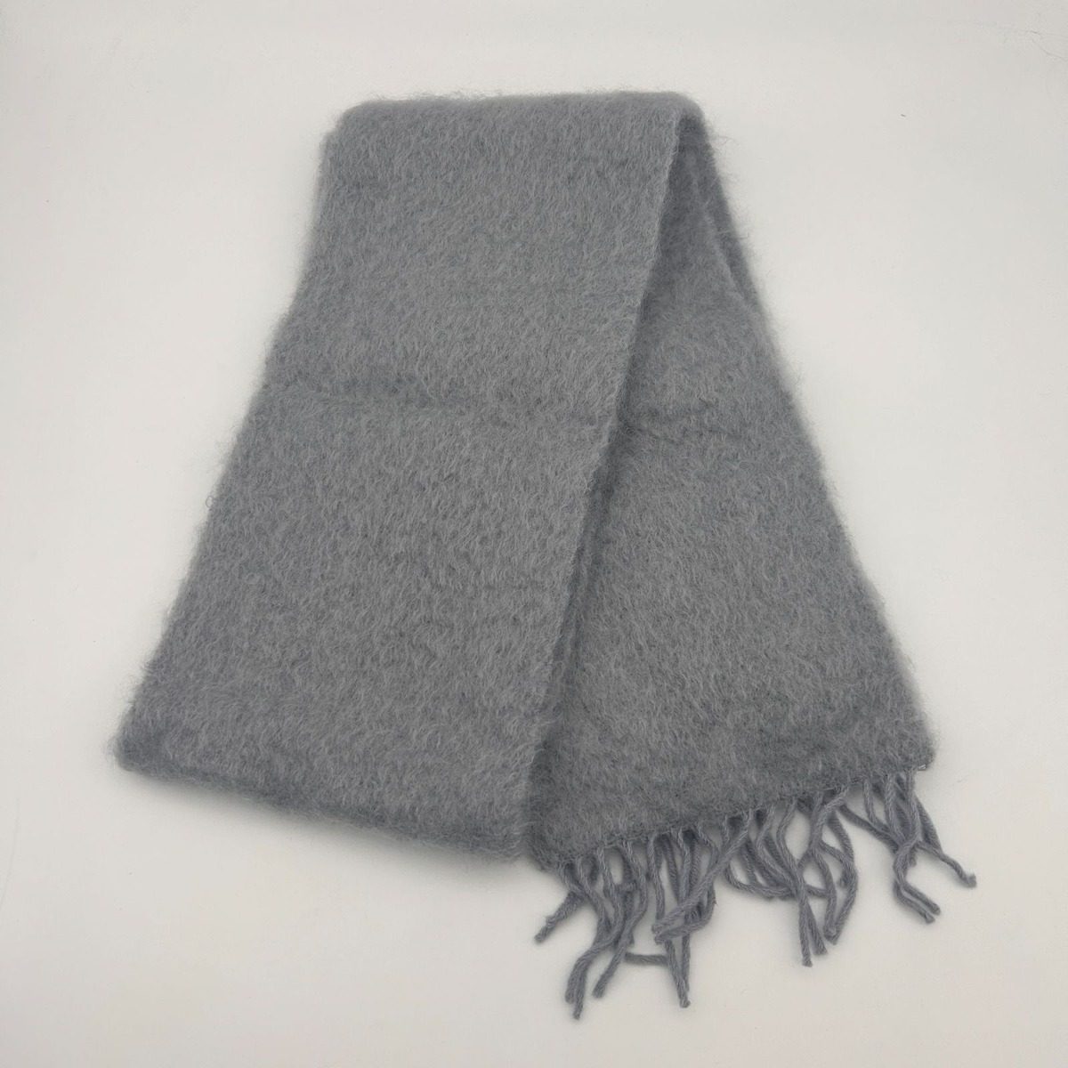 Loewe Scarf Mohair Blue Gray — view 6
