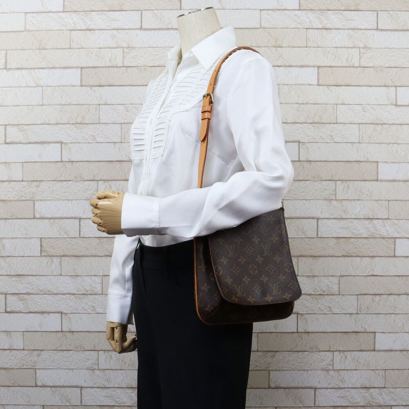 Louis Vuitton Shoulder Bag Monogram Musette Salsa Monogram Canvas M51258 Brown