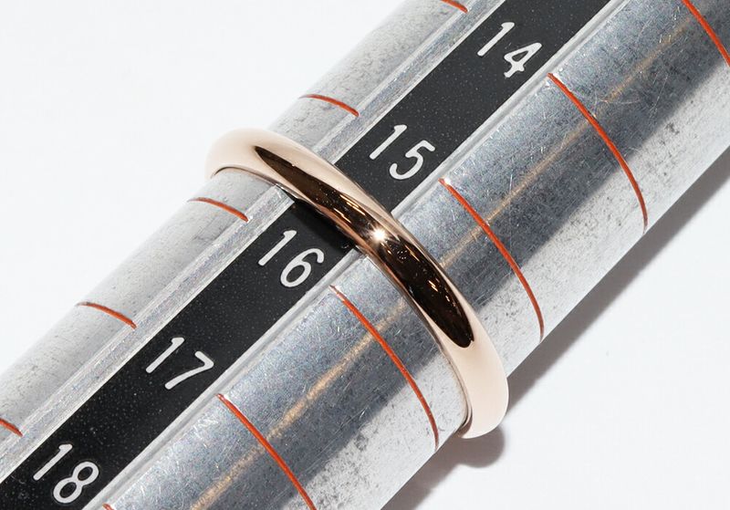 Cartier Ring 18K Pink Gold Classic Wedding Ring 1895 Wedding Ring Width 25mm