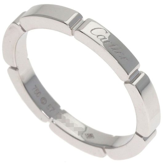 Cartier Maillon Panthère 57 Ring 18k White Gold