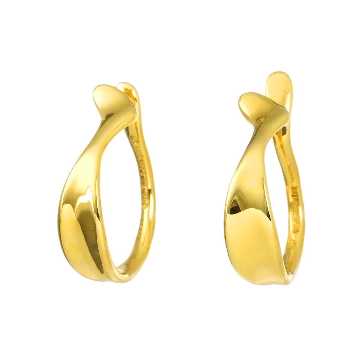 Tiffany & Co Earrings 18k YG Yellow Gold