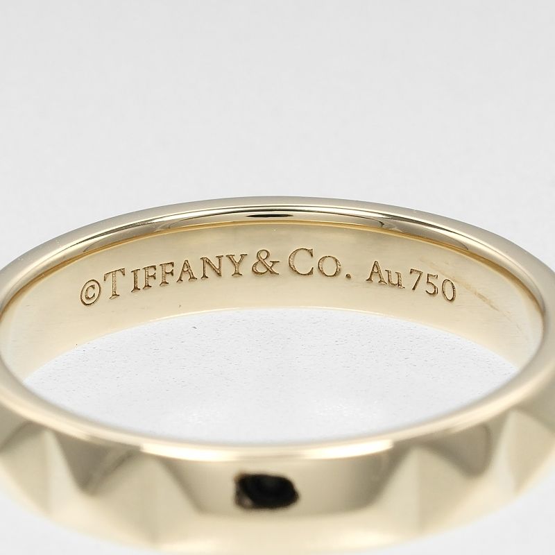 Tiffany & Co True Band 4mm (0.16in) Model 18K Yellow Gold #15 Ladies 5.83g Ring