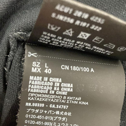 Prada Short Sleeve Polo Shirt Size L Men's - Black X Red X White