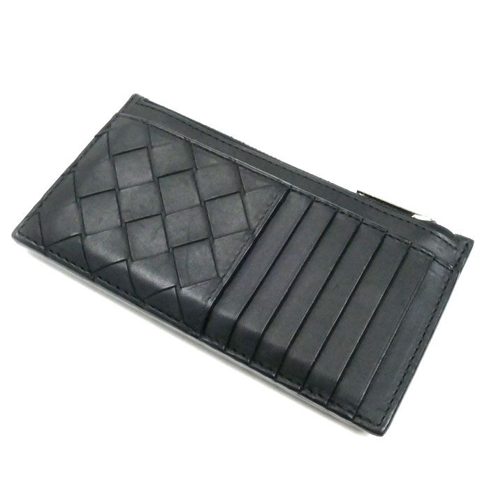 Bottega Veneta Bottega Veneta Fragment Case Coin Case Black 766155vcpq3 Men's