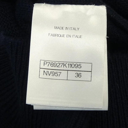 Chanel Knit Top Cashmere Navy — view 4